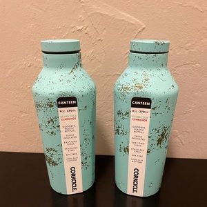 Set of two 9 ounce canteens